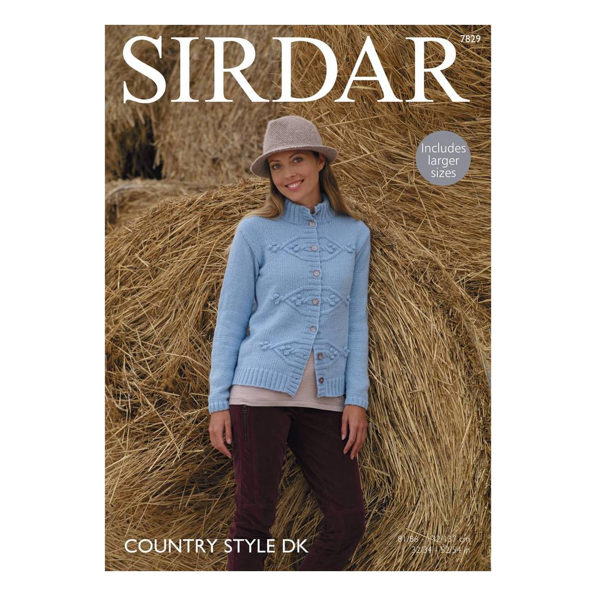 Sirdar Country Style DK Cardigan Digital Pattern 7829