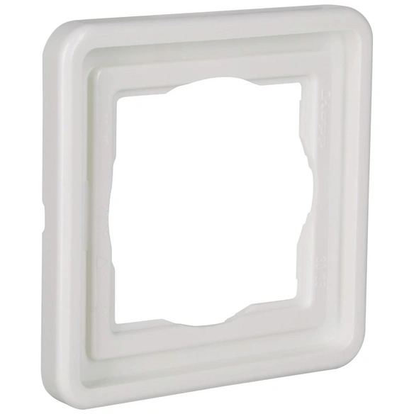 Abdeckrahmen, Serie STANDARD, Weiß, Kunststoff