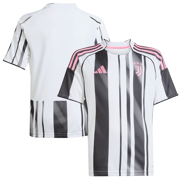 Juventus adidas Youth 2025/26 Home Replica Jersey - White/Blue
