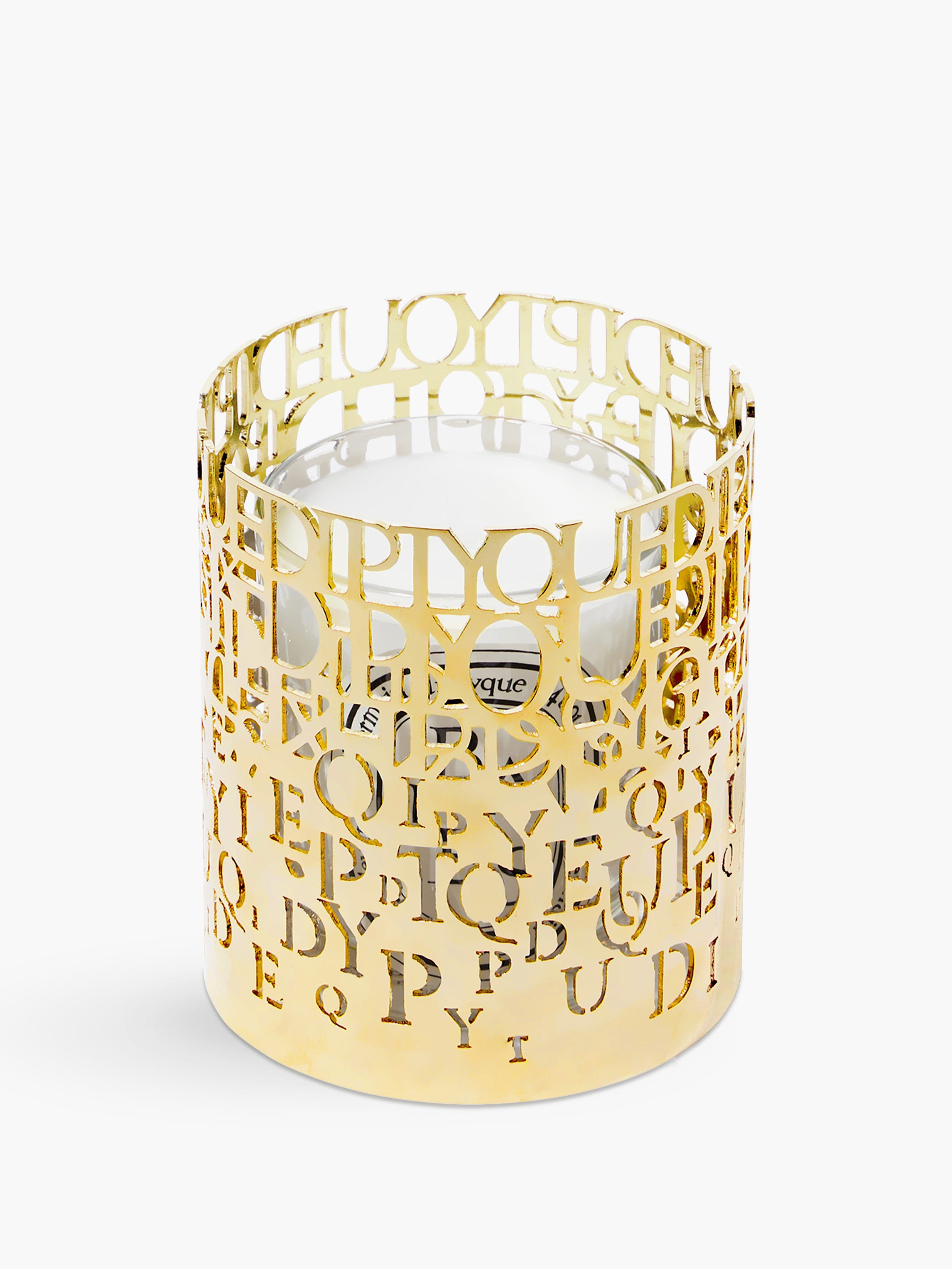 Alphabet Candle Holder