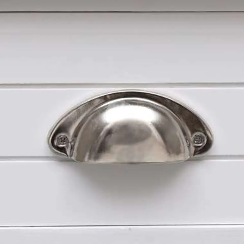 vidaXL - Bijzettafel - Wit - Hout