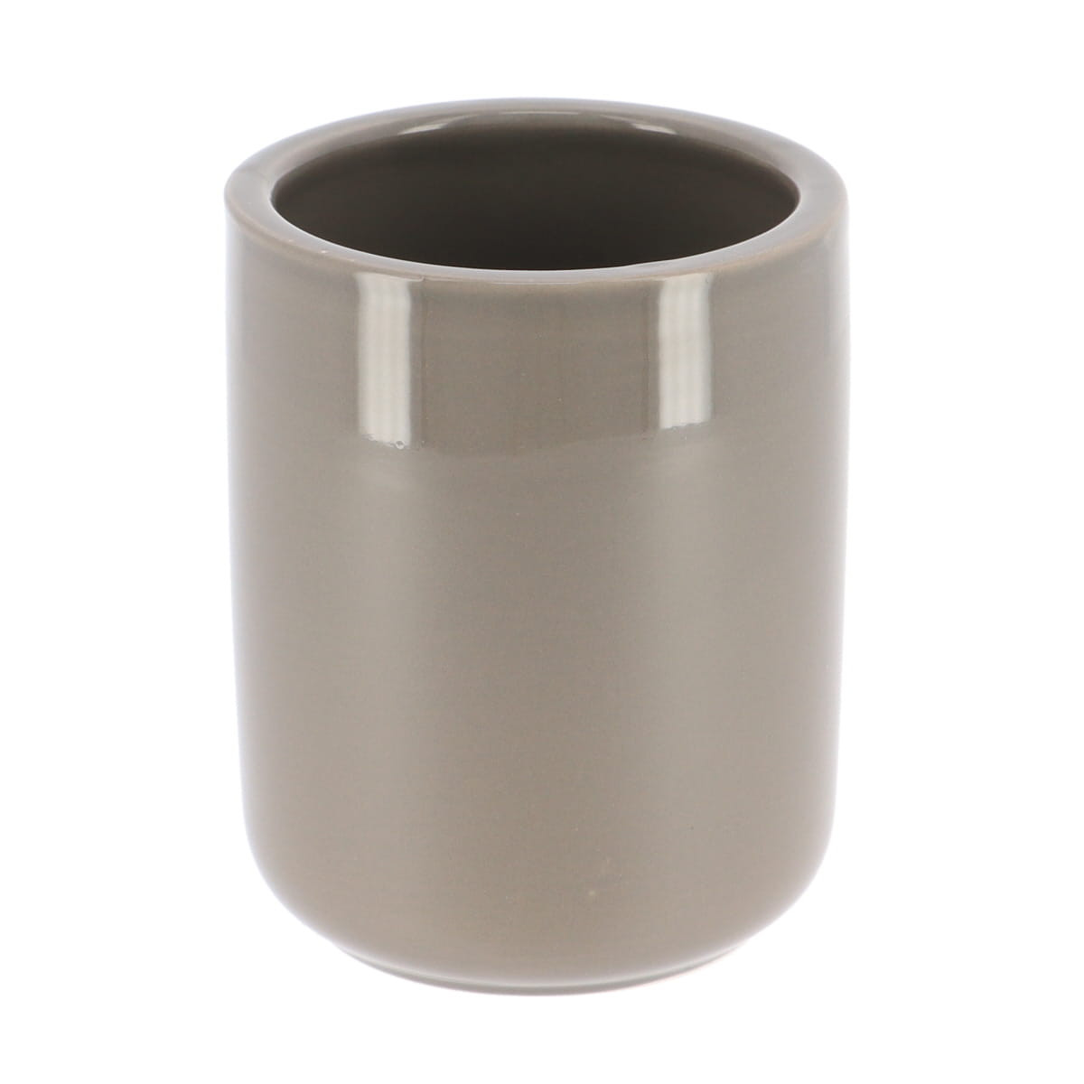 Kubek Ceramiczny na Szczoteczki Szary 350 ml Nowoczesny
