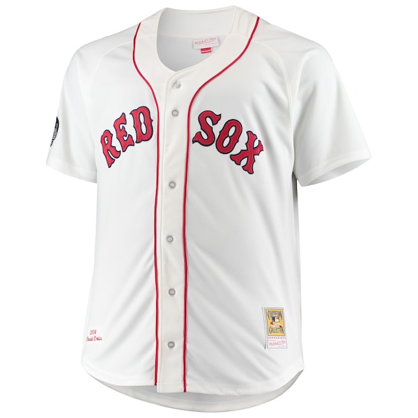 David Ortiz Boston Red Sox Big & Tall Home Authentic Player Jersey - White