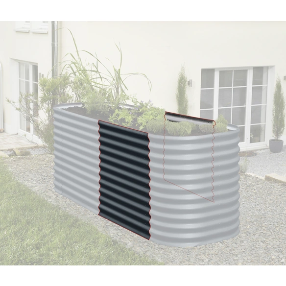 Hochbeeterweiterung »Vita 858«, BxH: 80 x 86 cm, Zincalume®