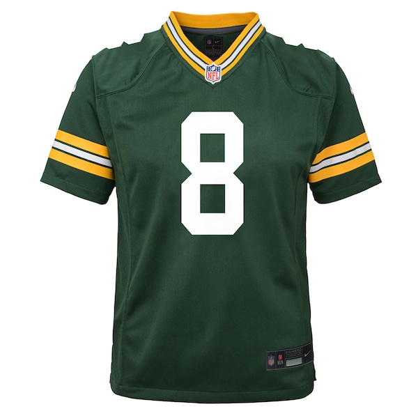 Josh Jacobs Green Bay Packers Nike Youth Team Game Jersey - Green