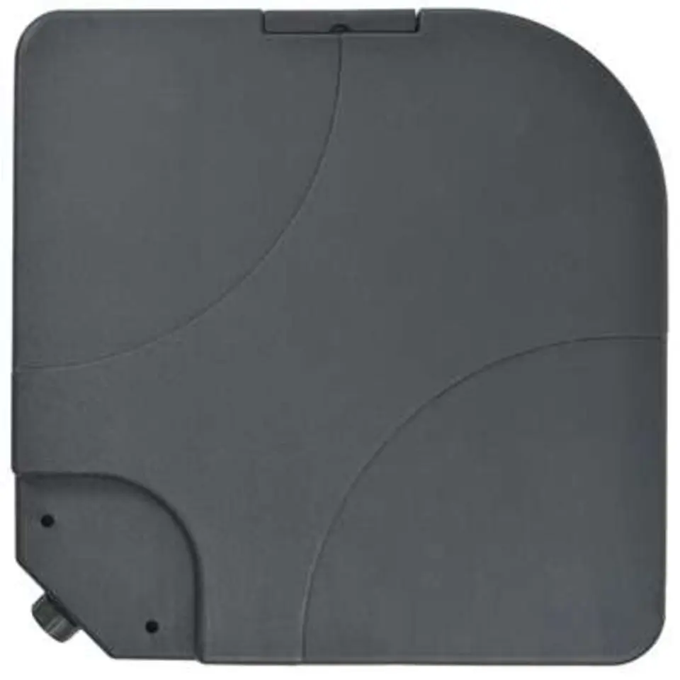 vidaXL - Parasolvoet - Zwart - Kunststof