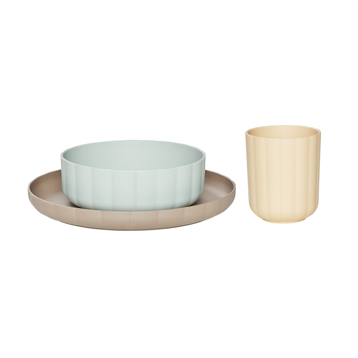 OYOY bord en kom silicone