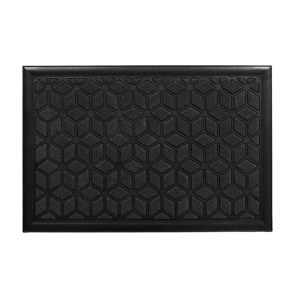 Tapete LONG ISLAND cinza escuro 40x60cm