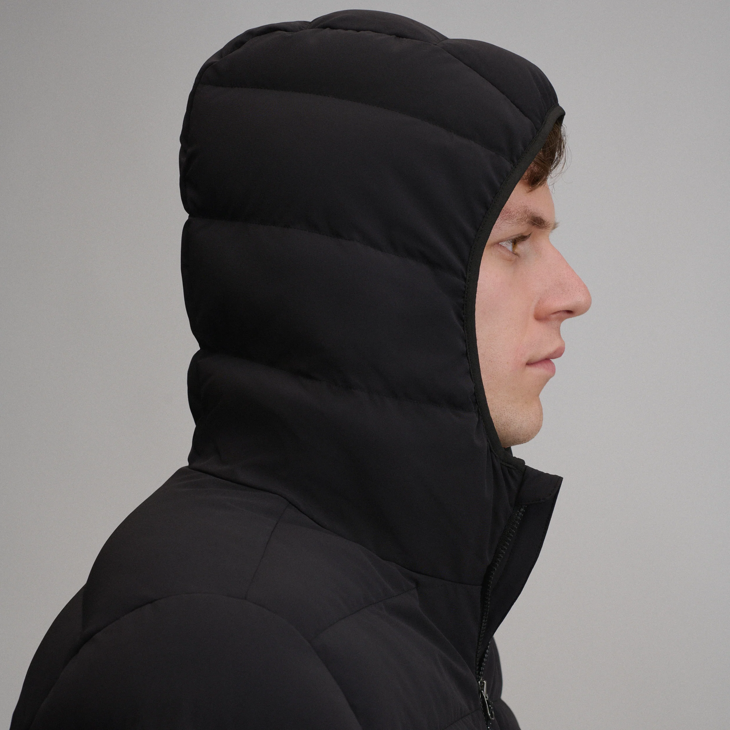 Men's EB Stretch Down Hooded Jacket