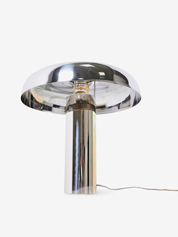 Lampe a poser mushroom chrome - hk living chrome