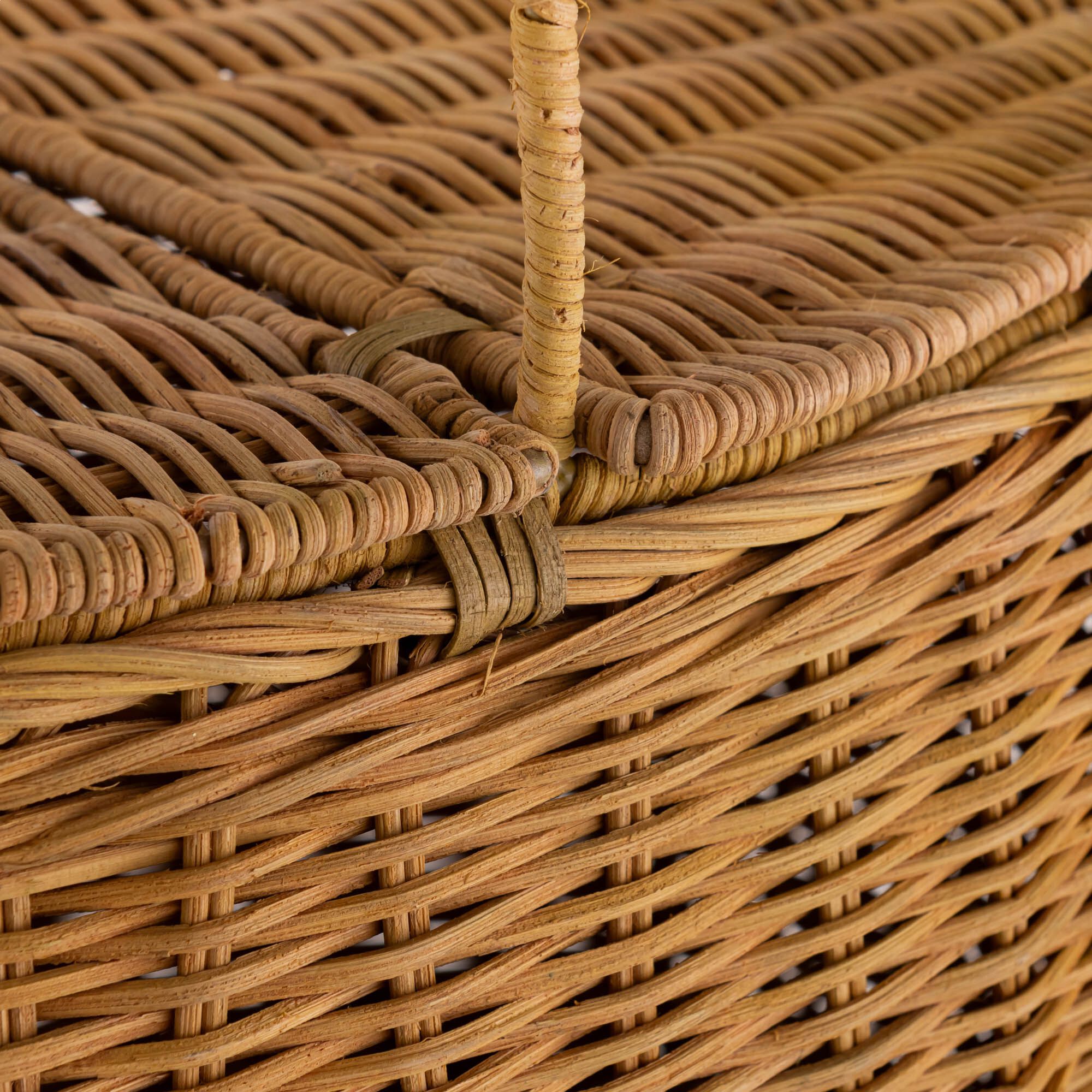 BARLIN - Panier pique-nique en rotin - naturel