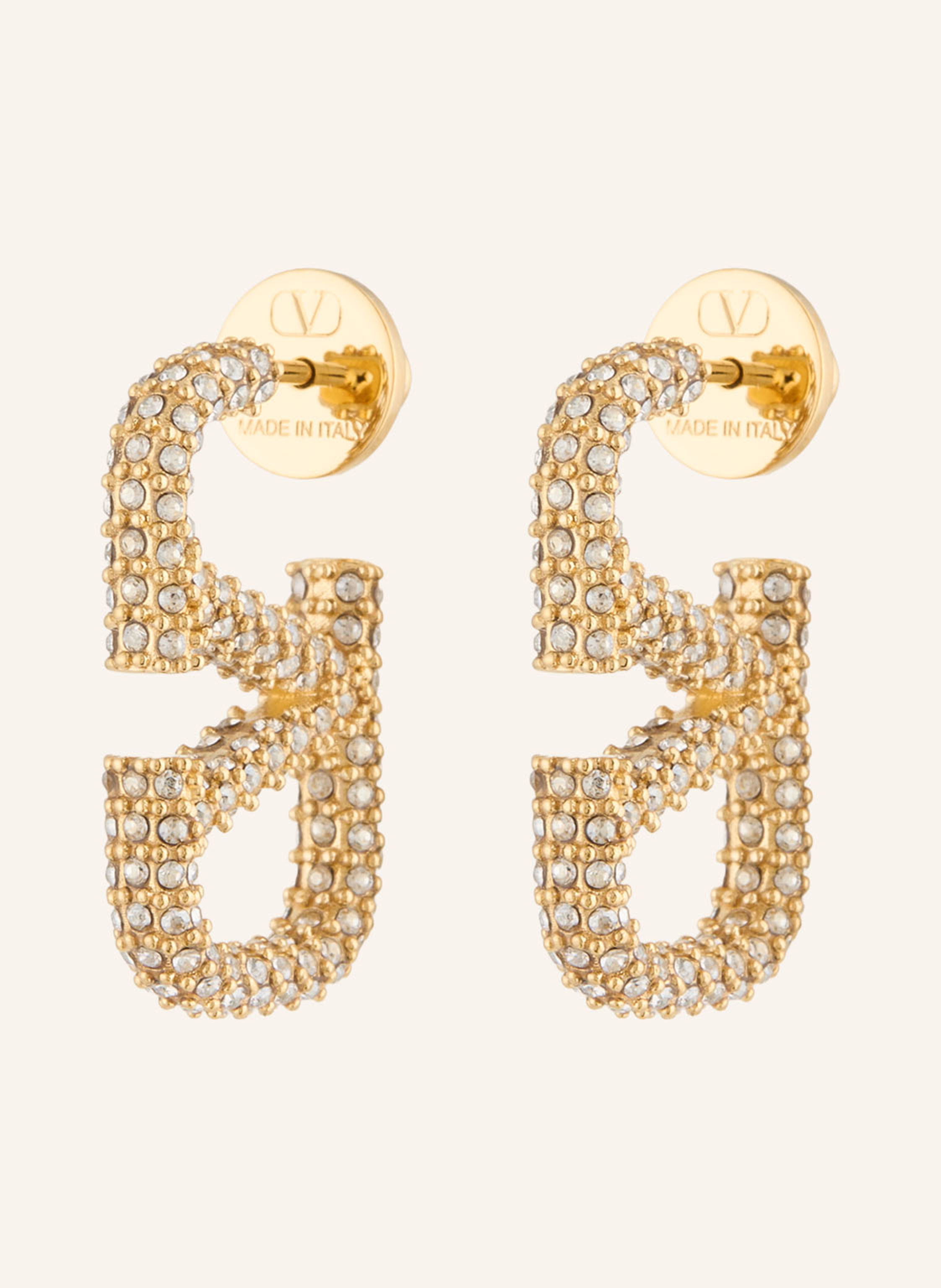 VALENTINO GARAVANI Ohrringe VLOGO SIGNATURE STRASS mit Swarovski Kristallen