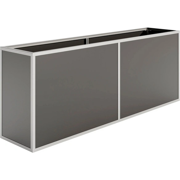 Hochbeet, »210«, Aluminium, LxBxH: 45x205x0,77 cm, blank