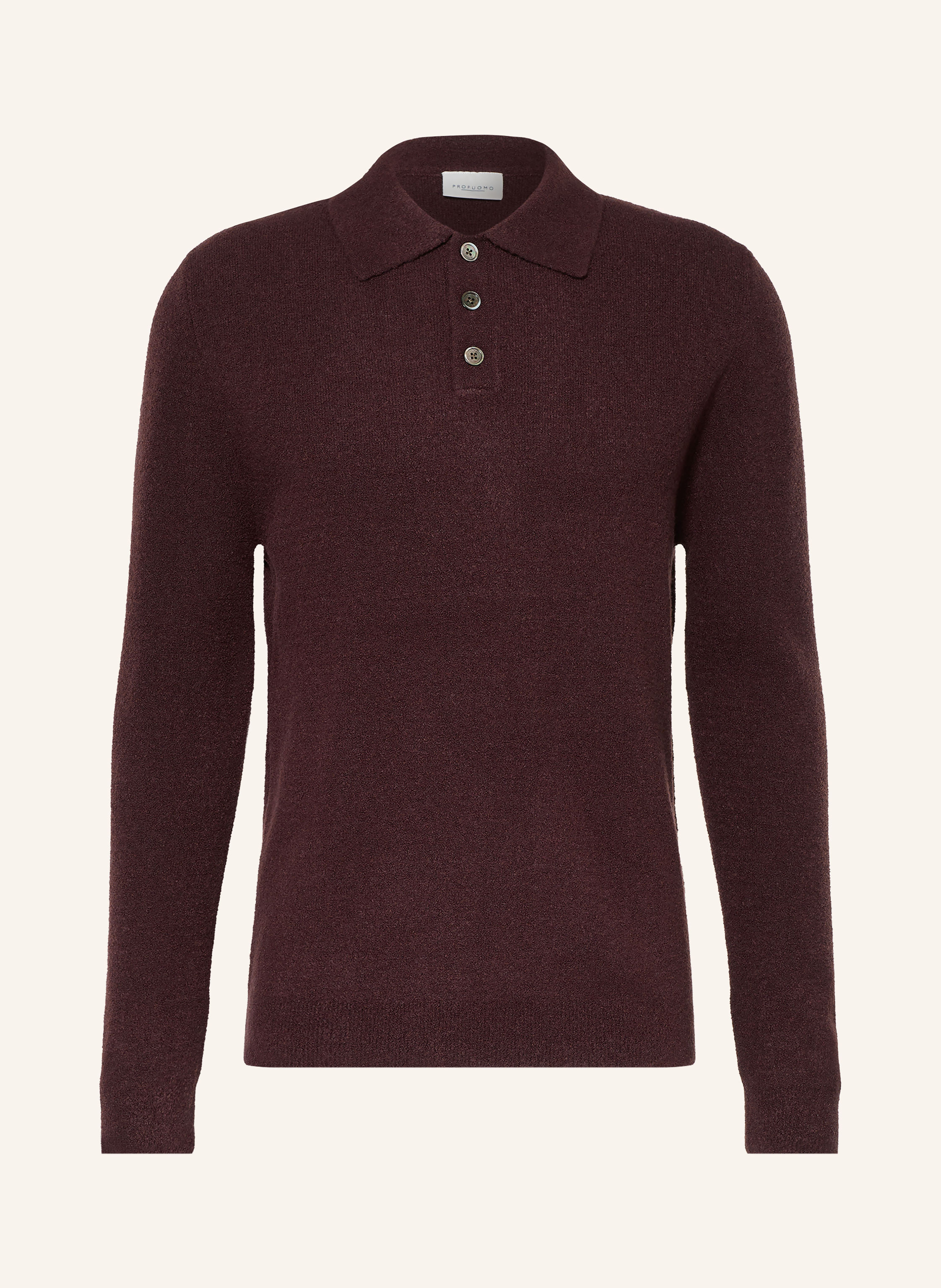 PROFUOMO Strick-Poloshirt