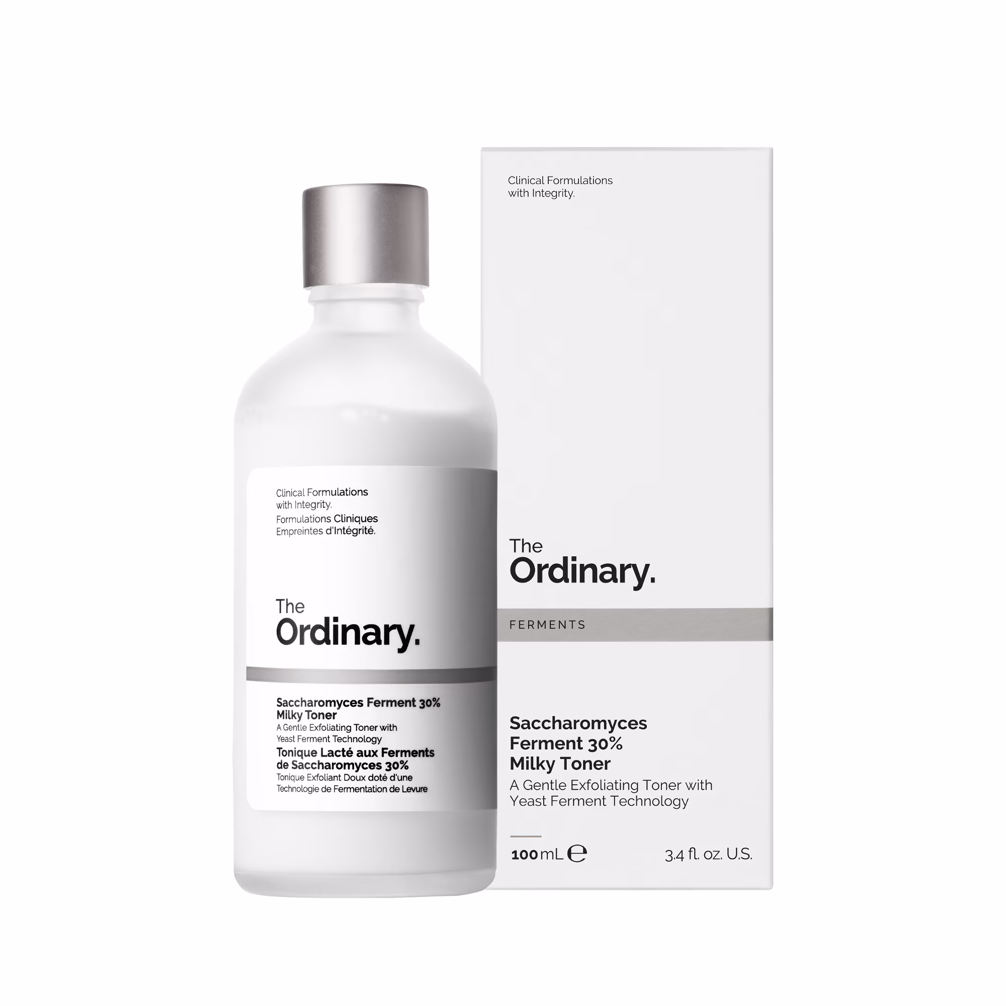 TEINT INÉGAL/ÉCLAIRCISSANTTonique lacté aux ferments de saccharomyces 30%
