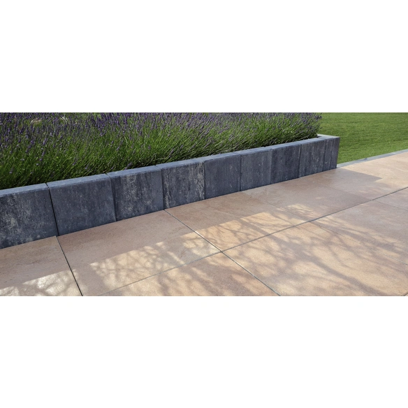 Palisade »Nombela«, Beton, Format: 80 x 12,5 x 12,5 cm, basalt
