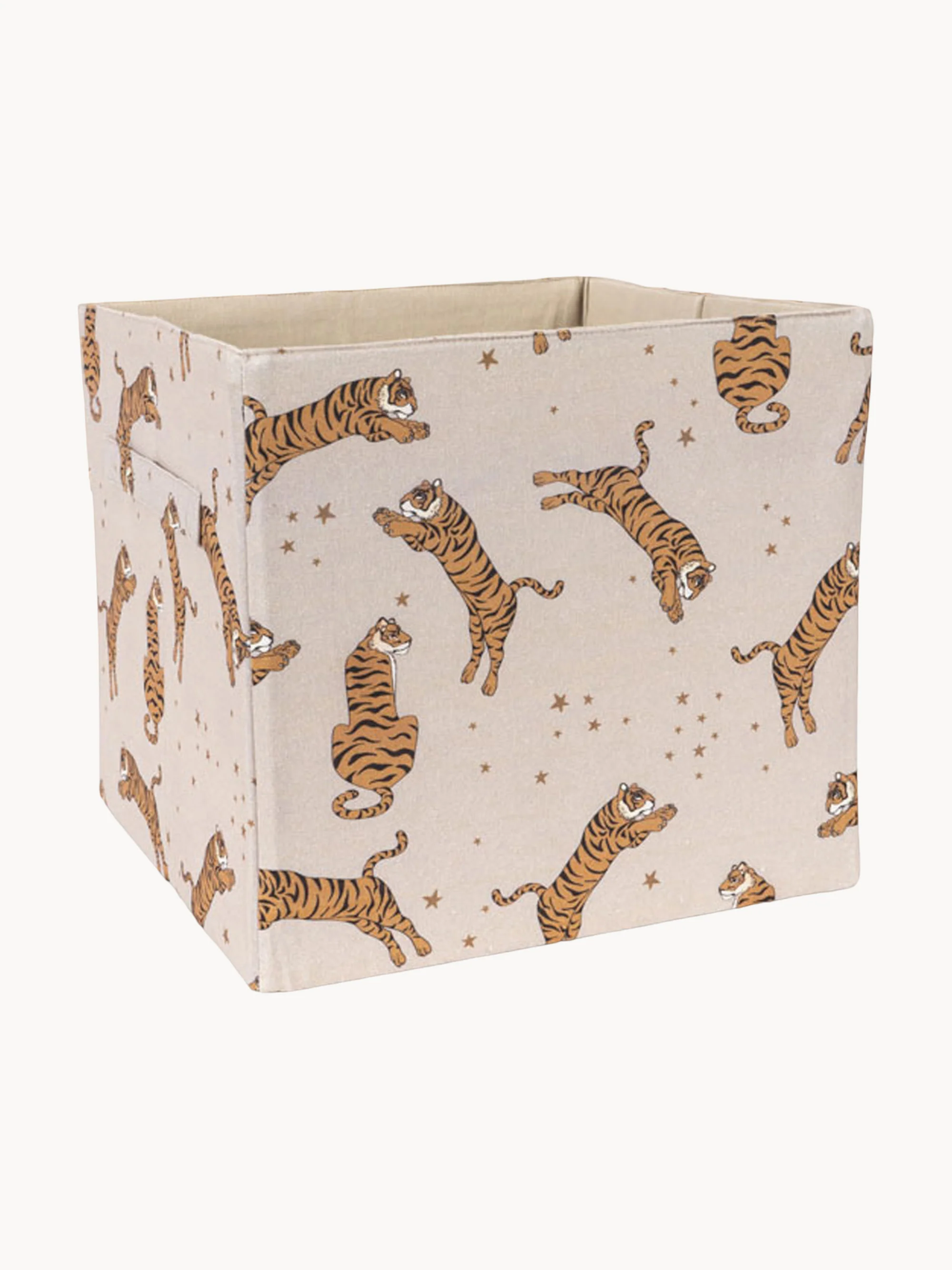 Kinder-Aufbewahrungsboxen Tiger, 2er-Set