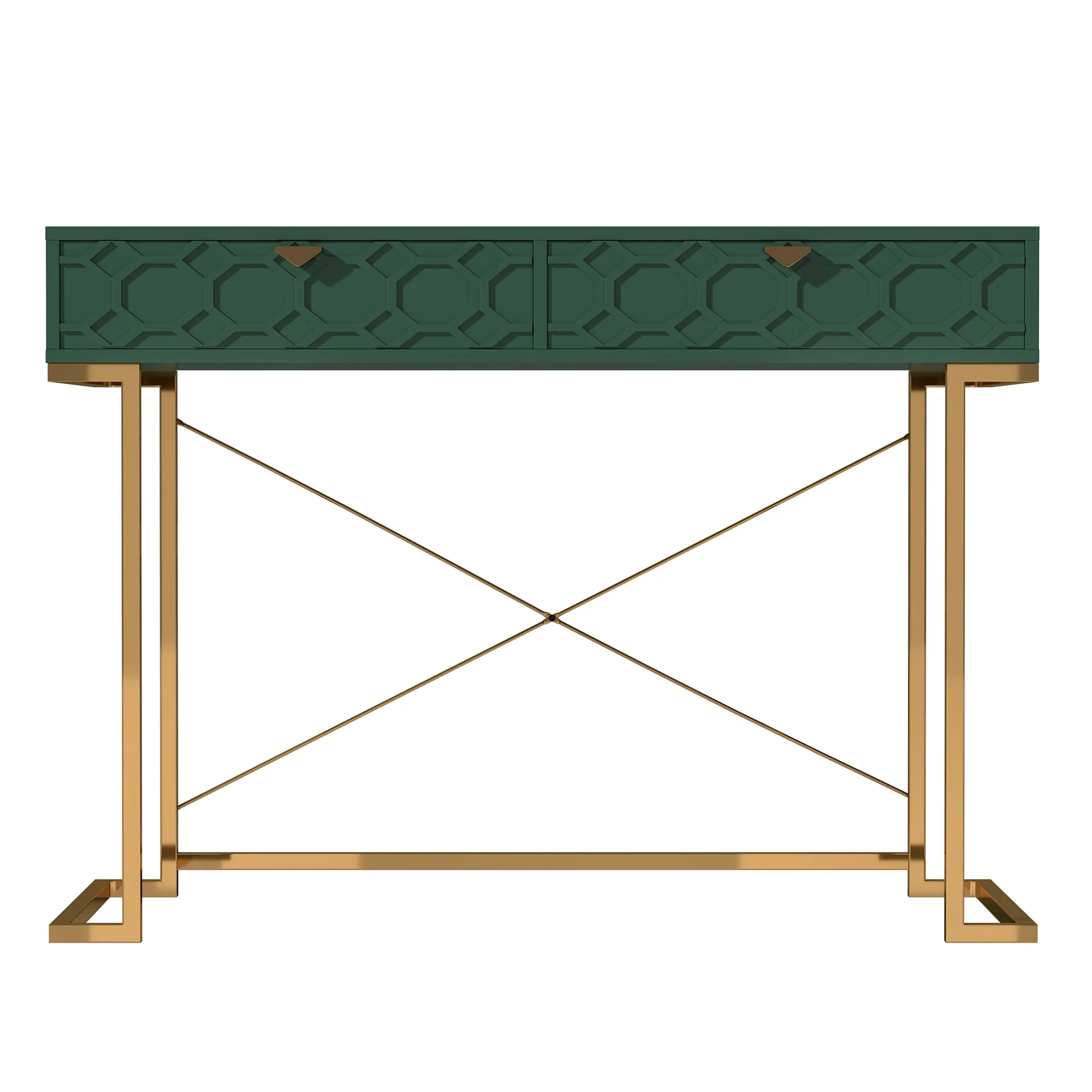 Glossy Storage Home Office Desk with Drawer