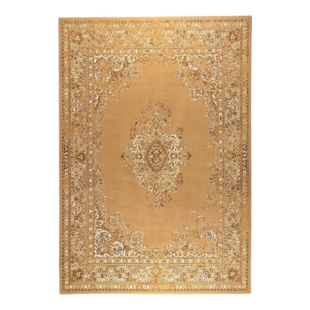 Interieur05 Vintage Vloerkleed Keshan Cognac/Bruin