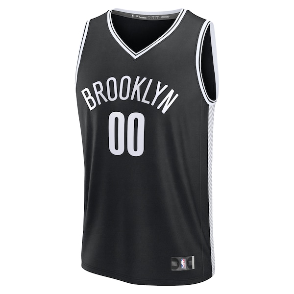 Egor Demin Brooklyn Nets  2025 NBA Draft First Round Pick Fast Break Replica Jersey - Icon Edition - Black