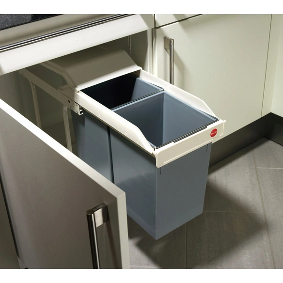 Abfalleimer »Multi Box«, silberfarben, 28 l
