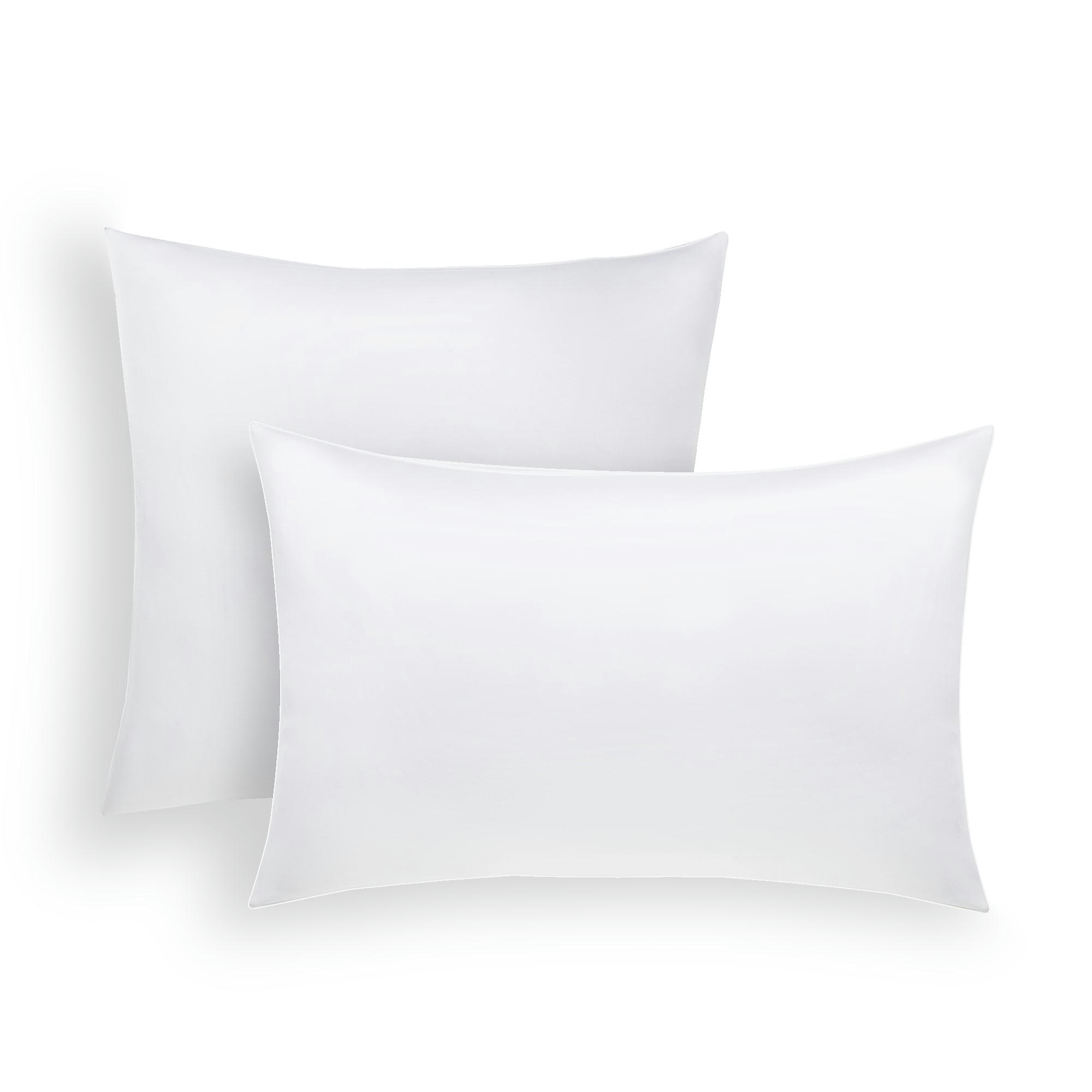 NUIT SATINÉE - Taie d'oreiller en satin lavé  65x65cm Blanc