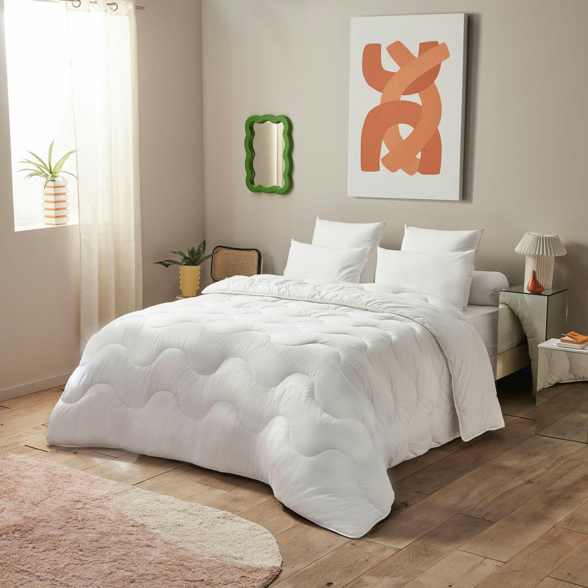 - Couette Confort Serein - Chaude 200x200 cm - DUNLOPILLO