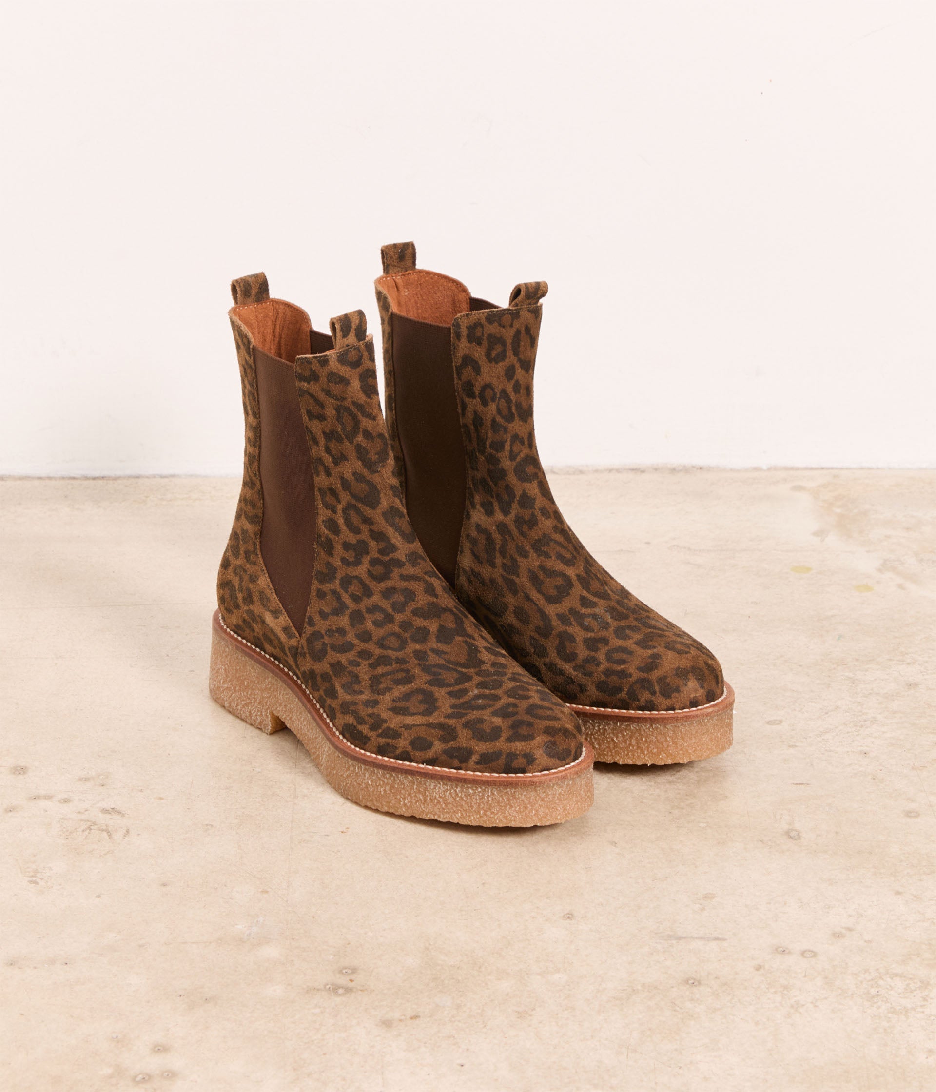 Chelsea boots léopard Acacia