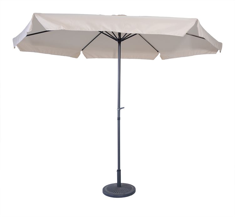 Delta parasol - Ø300 cm - carbon black - ecru