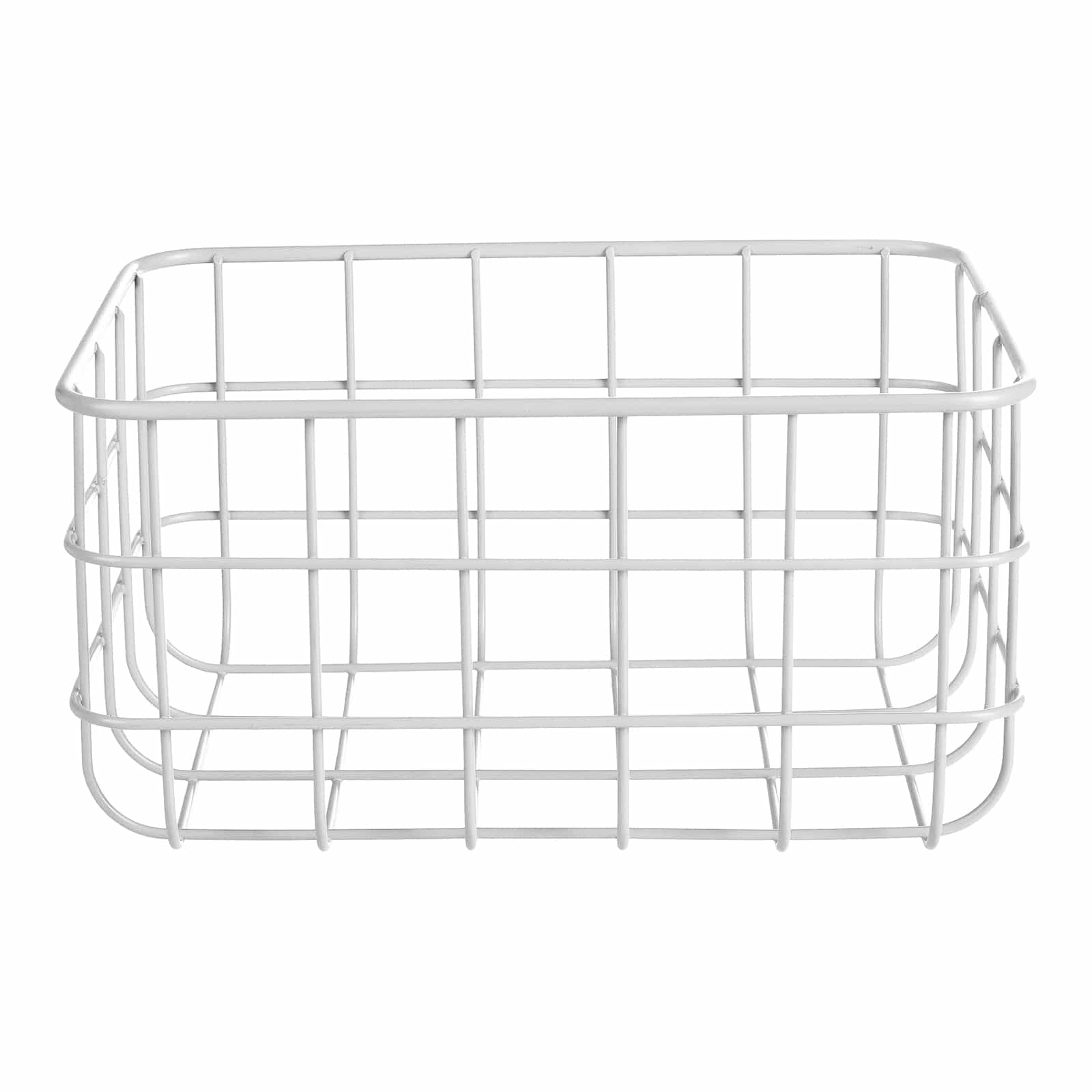 Aufbewahrungskorb Weiß,B 200 x H 150 x T 100 mm
