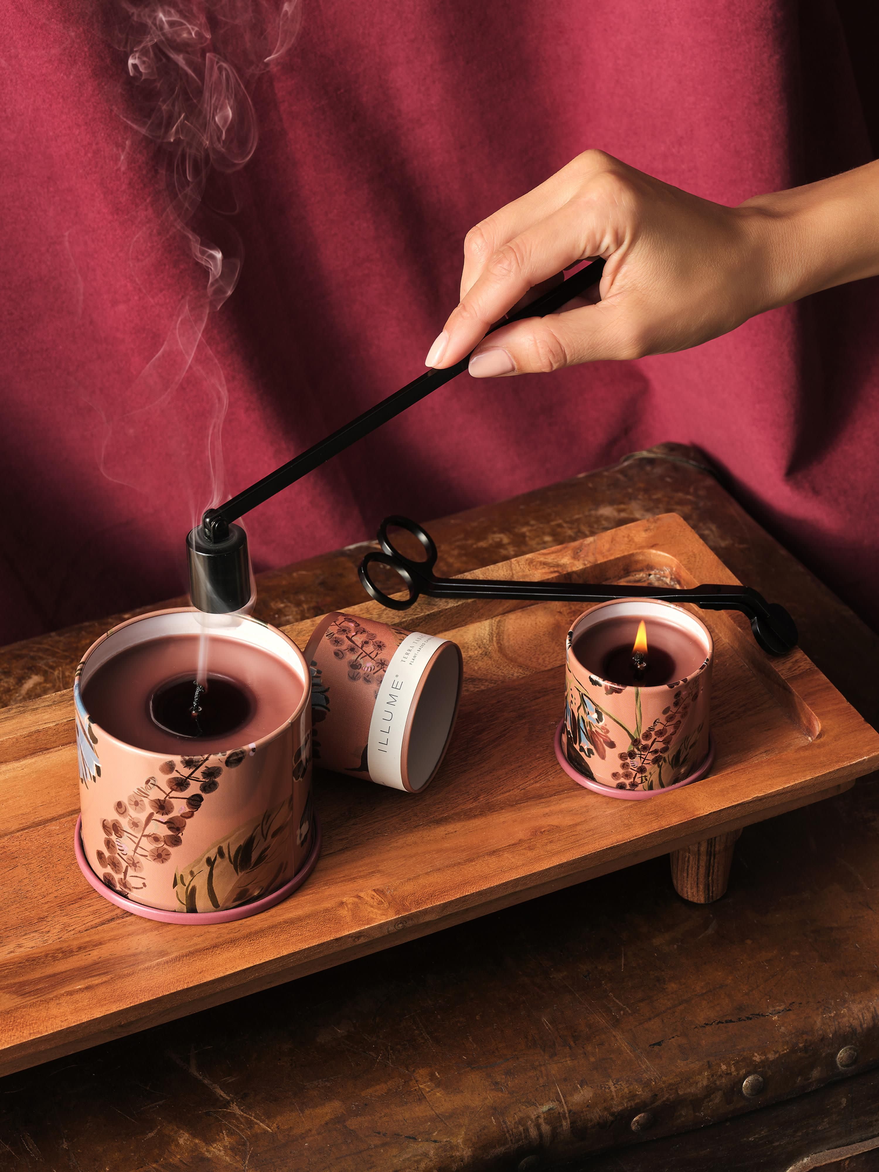 Duftkerze Vanity Tin (Kaschmirmoschus, Tabakblatt & Orange)