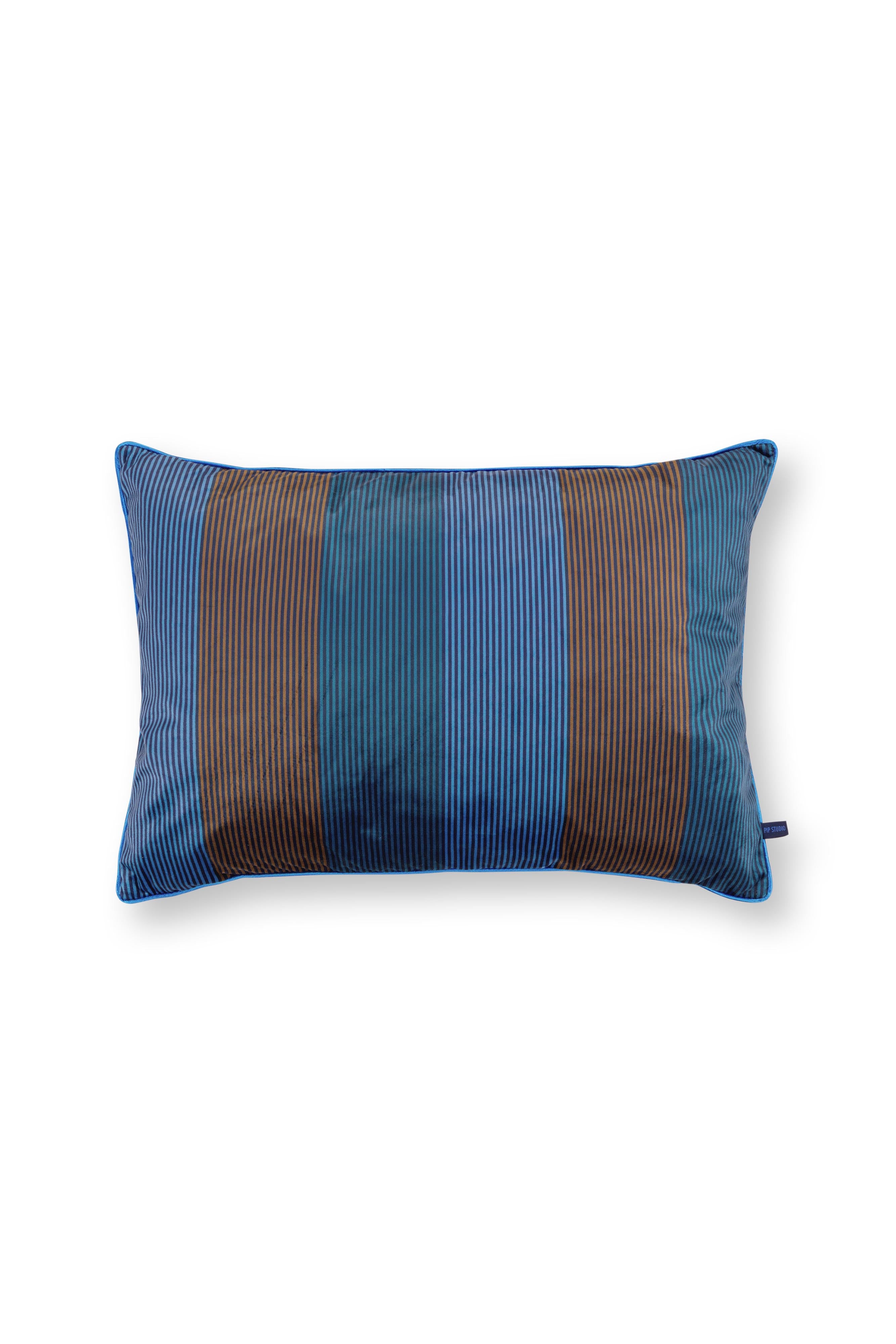 Pip Studio Sierkussen Multi Stripe - Blauw - 50x70cm