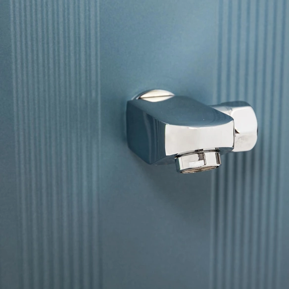 Solardusche »Speedshower slim line deluxe«, Aluminium, mit 24 l-Tank, verstellbarer Duschkopf