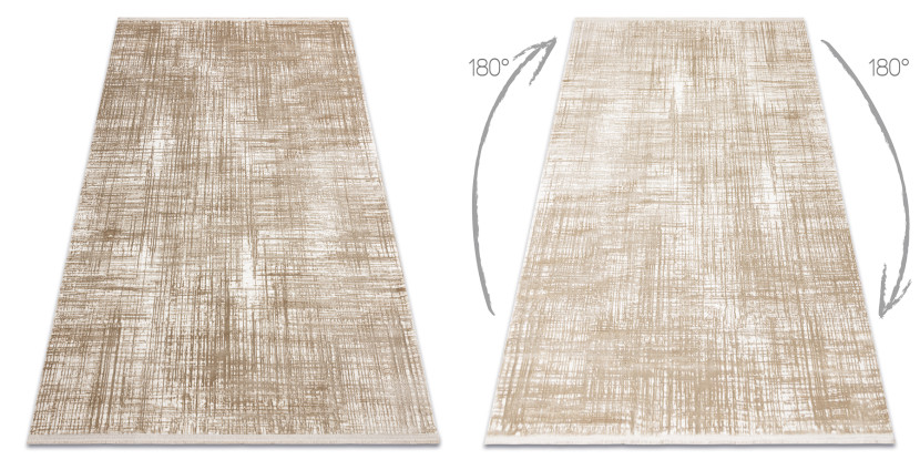 Dywan DUKE A0357 beż - Vintage, strukturalny, bardzo miękki, 80x150 cm