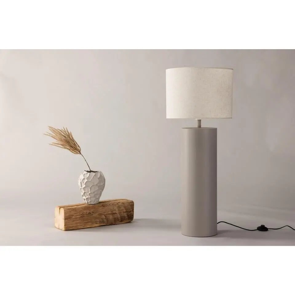 Svea - Enzo ronde vloerlamp - ?40 cm - grijs