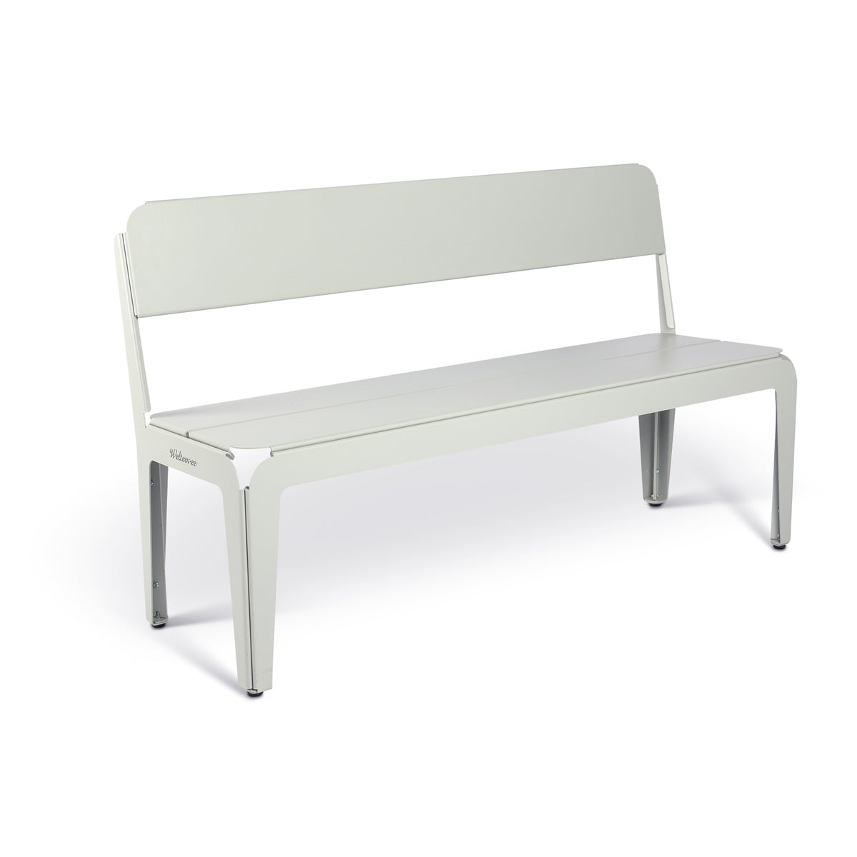 Weltevree Bended bench met rugleuning