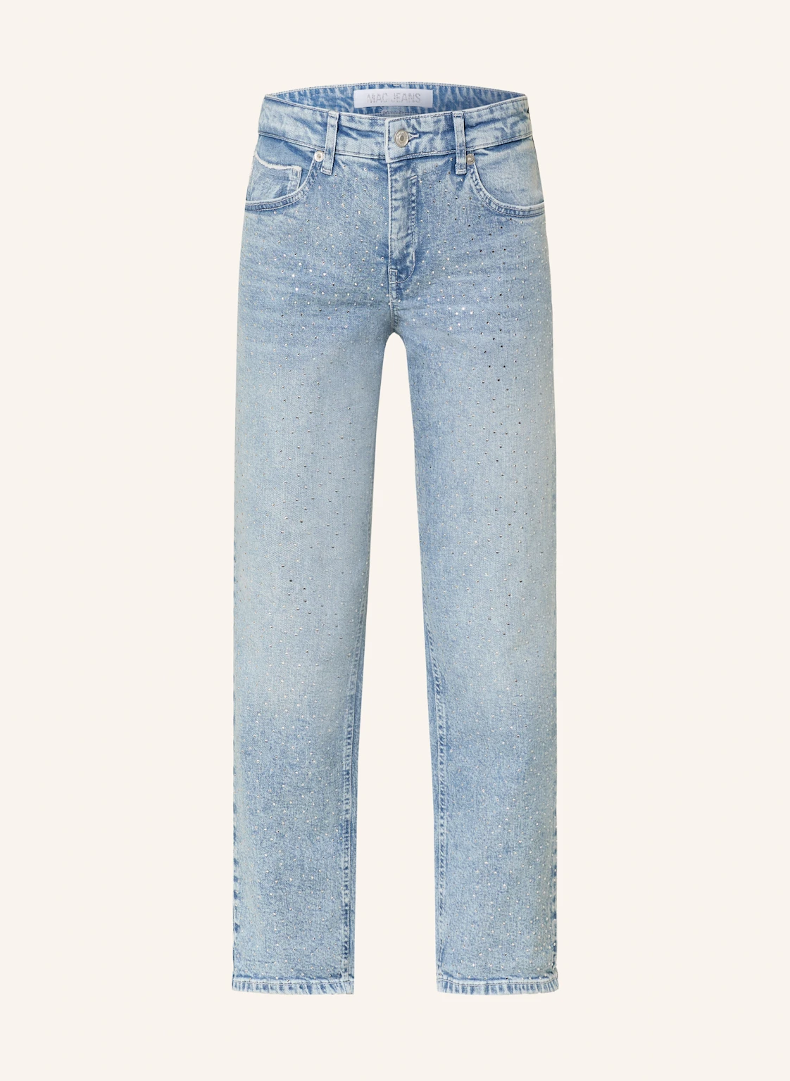MAC Boyfriend Jeans STRAIGHT mit Schmucksteinen
