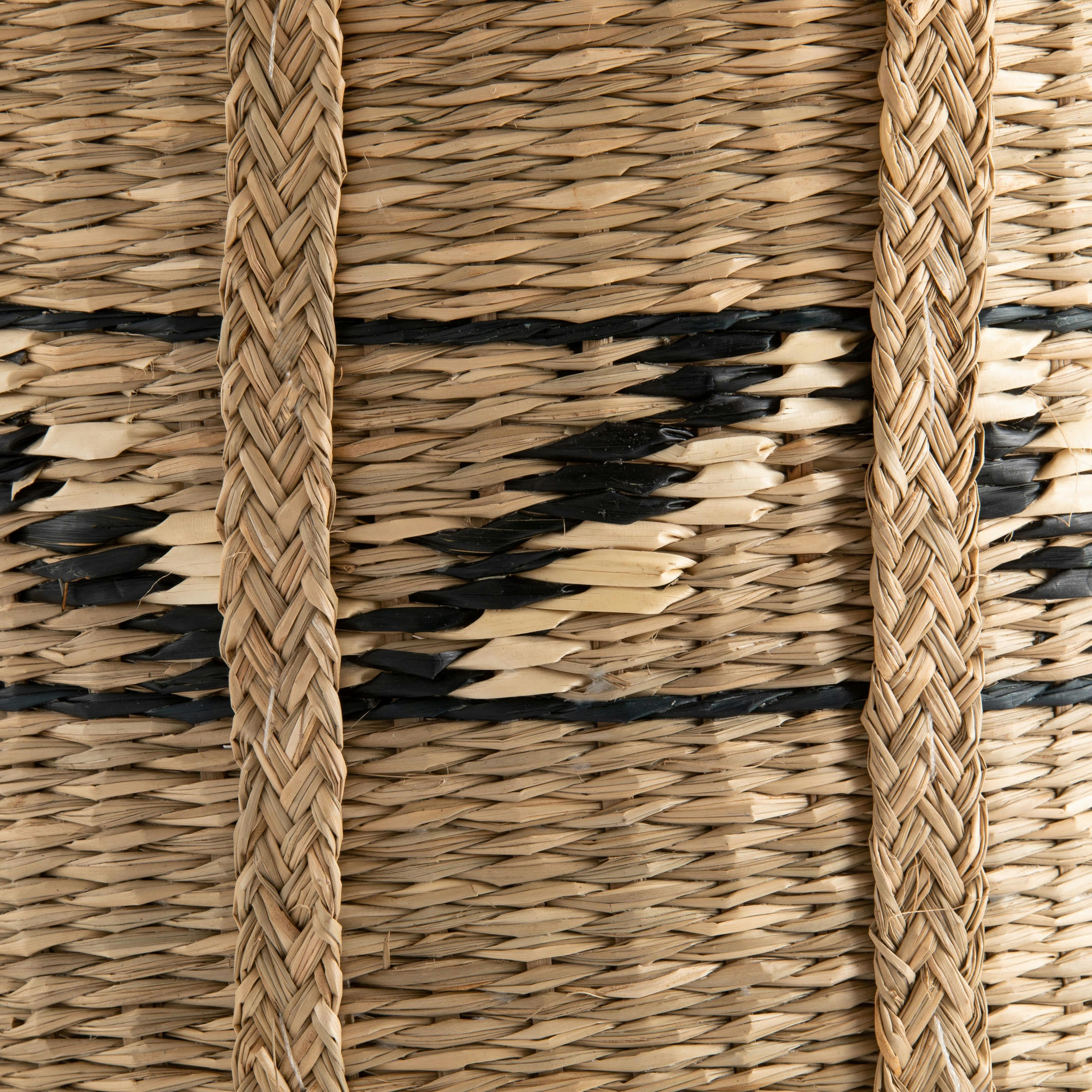 Panier haut et rond en herbier, Zac