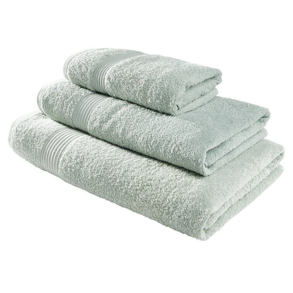 Drap de bain maxi 90x150cm coton vert céladon