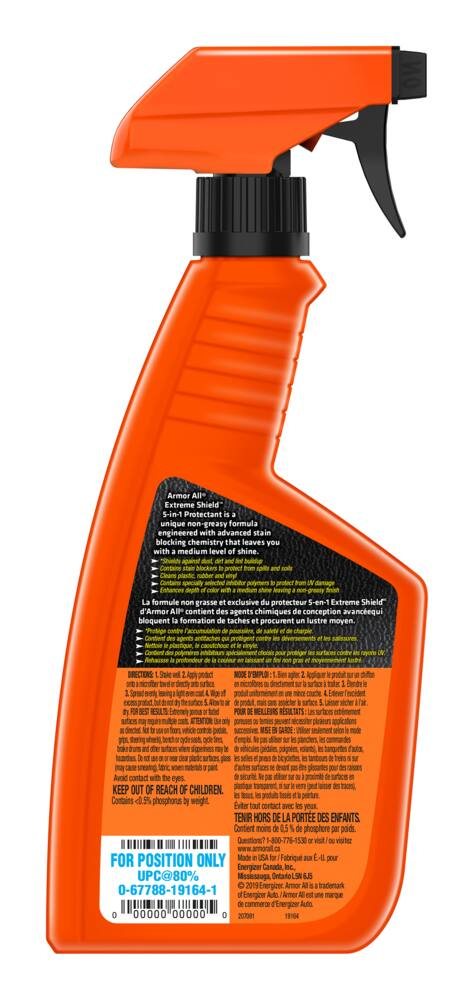 Armor All Extreme Shield 5-in-1 Car Protectant Spray, 473-mL
