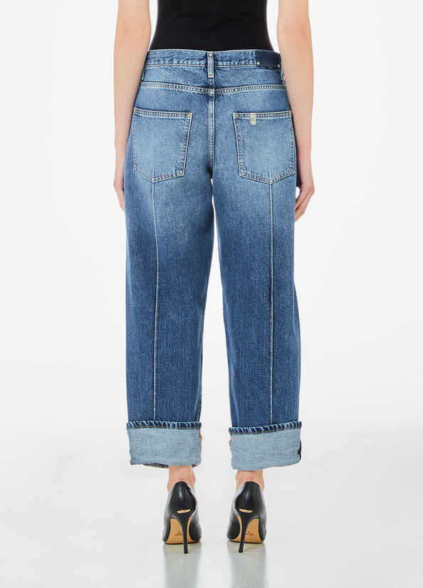 Jeans straight cropped