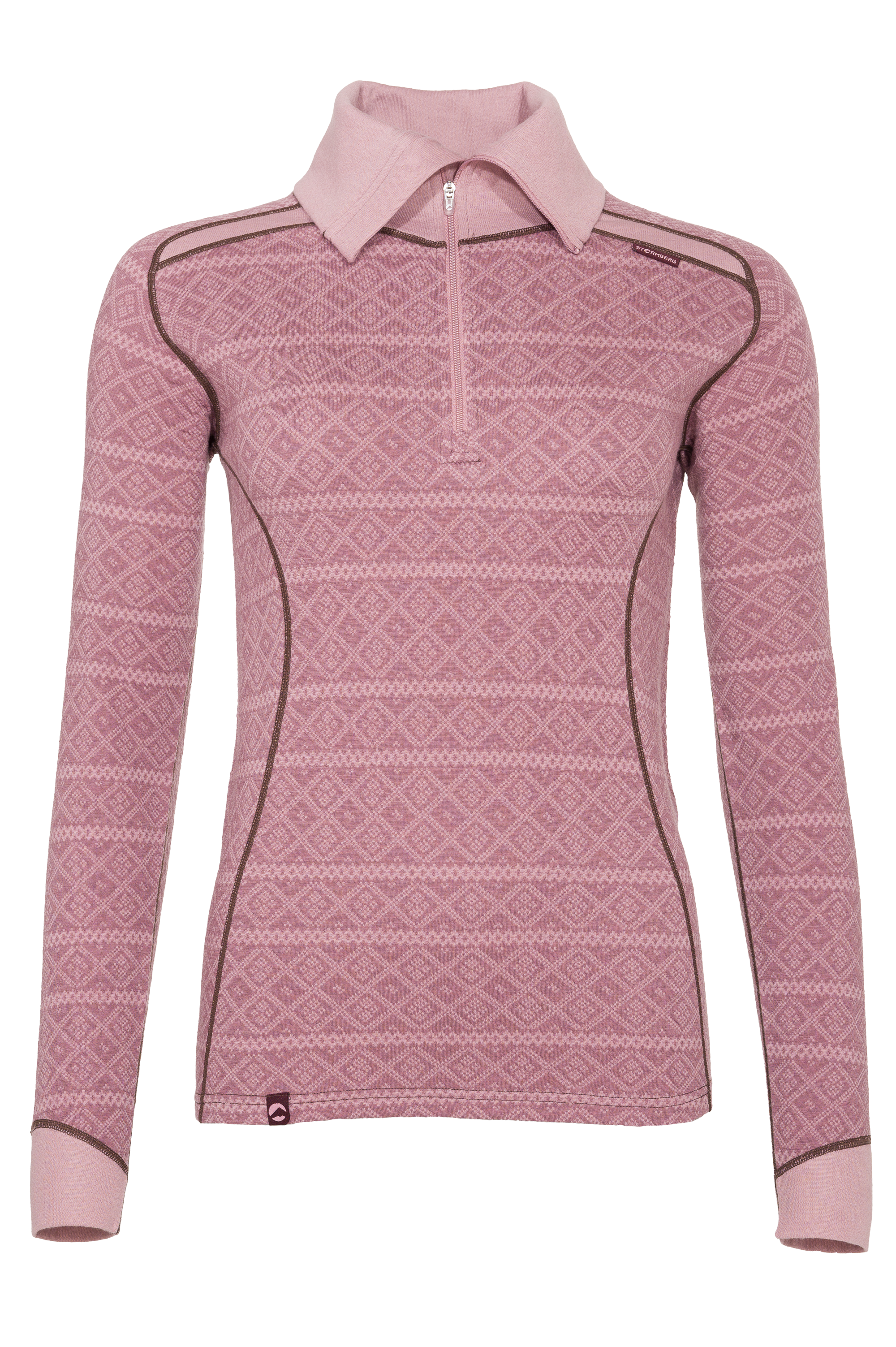 Rauland 2-lags Half Zip ulltrøye