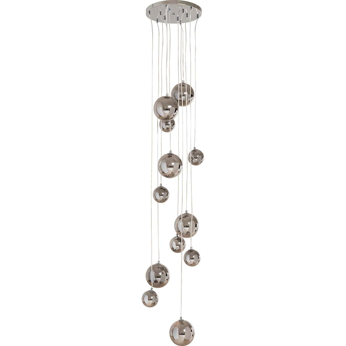 Kare Design Hanglamp Symphony chroom