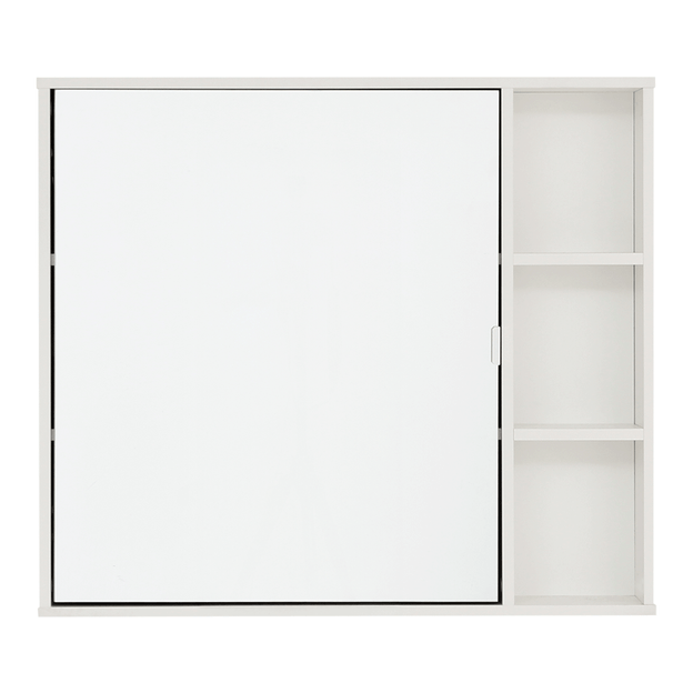 ARMÁRIO DE BANHEIRO COM ESPELHO 1 PORTA 80 CM X 70 CM SLEEK