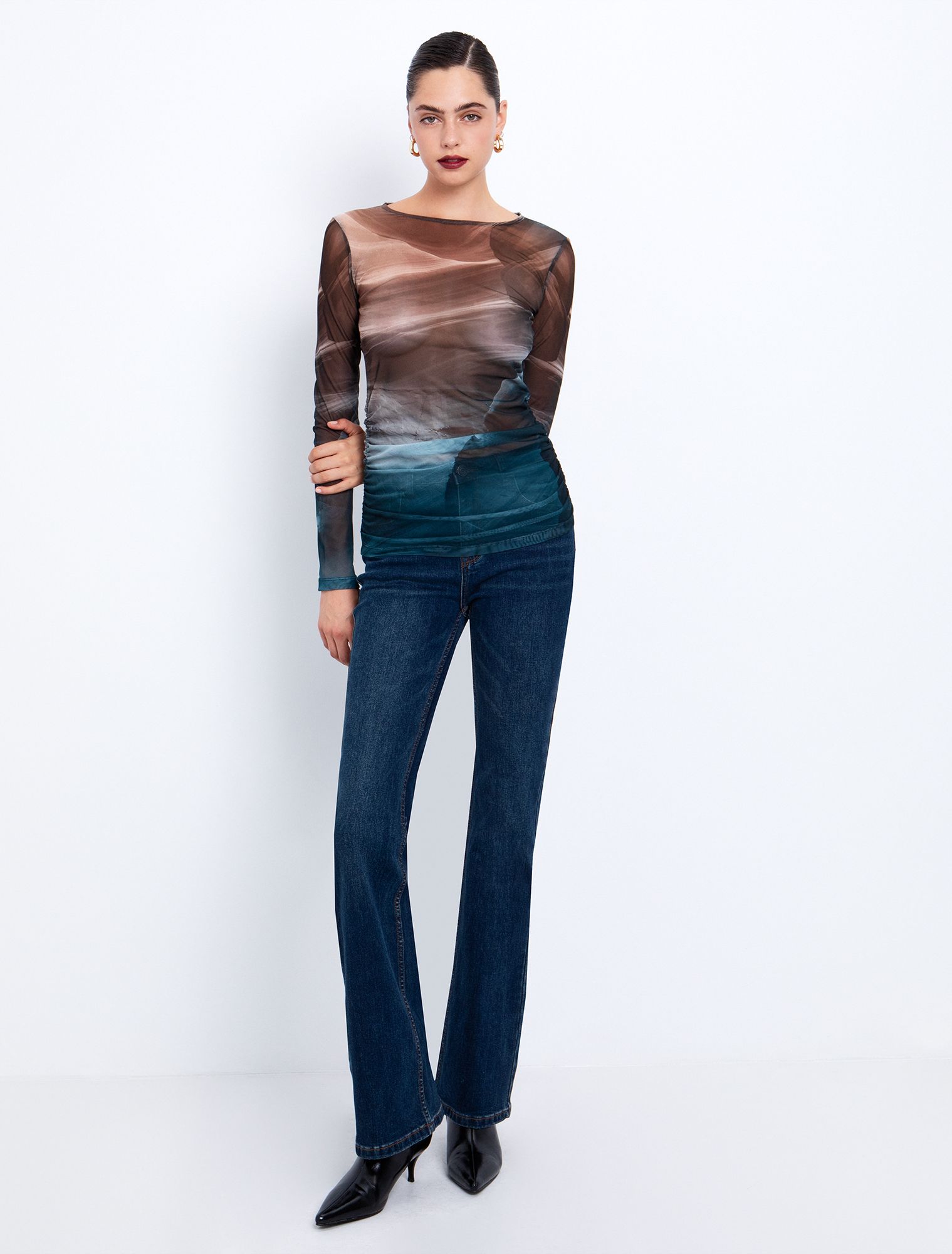 Waterprint μπλούζα από τούλι