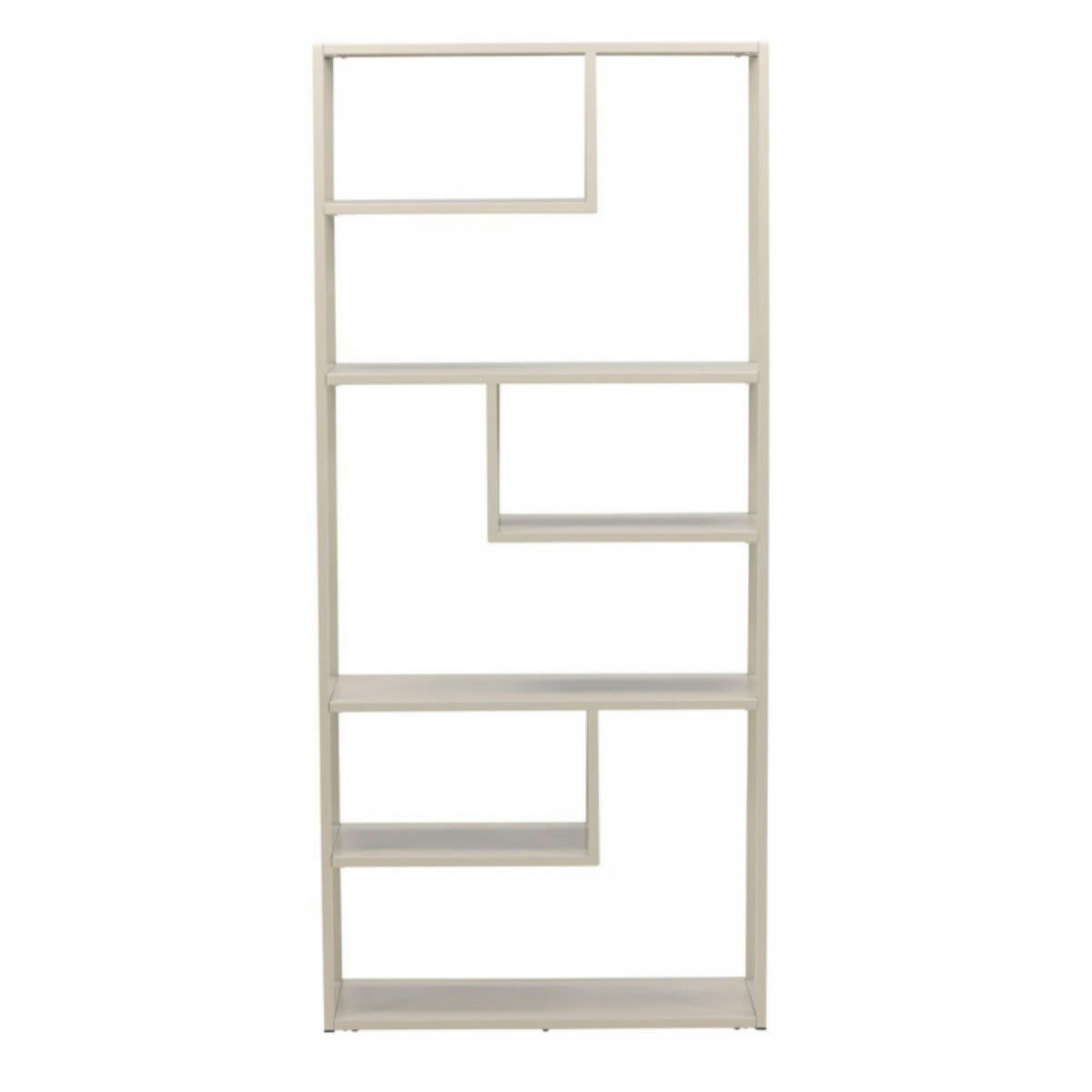 MILLI - Étagère design moderne en métal beige