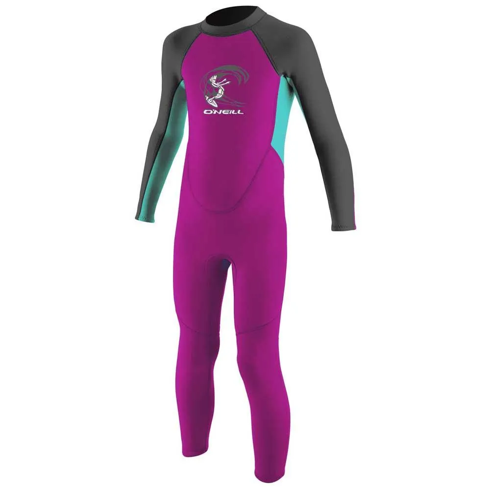 O´neill Wetsuits Toddler Reactor II 2 mm Junior Long Sleeve Back Zip Neoprene Suit