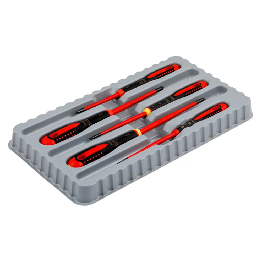 Bahco Insulated Ergo™ Phillips And Slotted With Tri-Component Handle 5 Piece Screwdriver Set