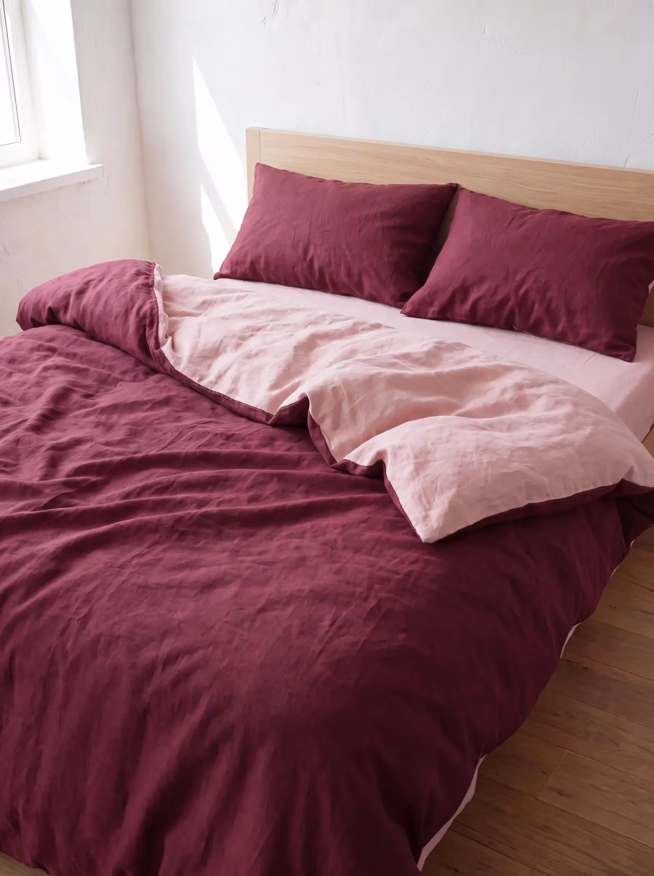 Two Tone Duvet Cover, Custom Bedding Queen King Full Twin