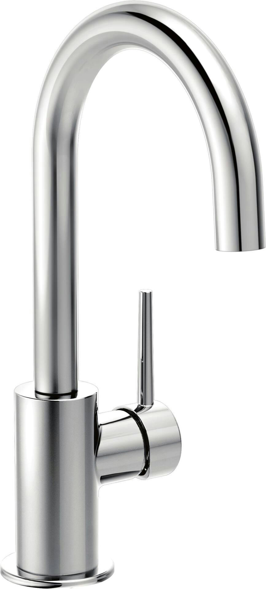 Delta Faucet Trinsic Single Handle Bar/Prep Kitchen Faucet, Chrome